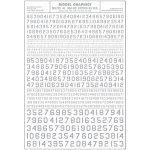 Woodland Scenics propisot číslice USA Gothic stříbrné MG750 – Zboží Dáma