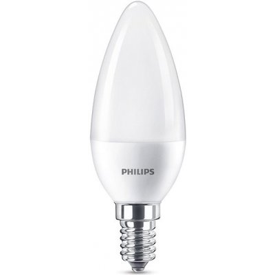 Philips LED svíčka 7-60W, E14, Matná, 2700K 929001325101