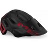 Cyklistická helma MET Roam Mips černá červená metalická lesklá 2021