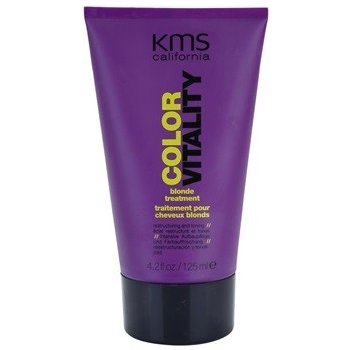 KMS California Color Vitality regenerační péče pro blond a melírované vlasy Restructuring and Toning 125 ml