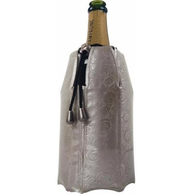 Chladící obal na sekt - šampaňské Vacu Vin Aktiv, stříbrný