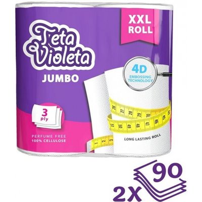 VIOLETA Jumbo XXL Premium, 3 vrstvy / 2 role – Zbozi.Blesk.cz