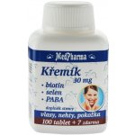 MedPharma Křemík 30 mg + Biotin + Paba 107 tablet – Hledejceny.cz