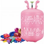 Ricokids 799001 Láhev s m³ + 30 balónků + 40 m stuhy růžová – Hledejceny.cz