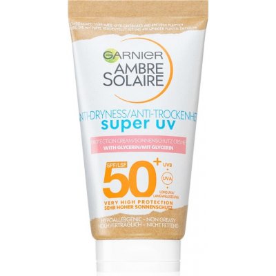 Garnier Ambre Solaire Sensitive Advanced opalovací krém na obličej SPF50+ 50 ml – Hledejceny.cz