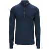 Pánské sportovní tričko Brynje Arctic Zip-polo 3/4 neck tmavě modrá