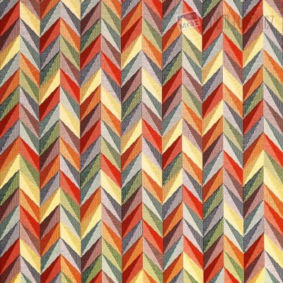 Dekorační gobelínová látka s geometrickými tvary – Hledejceny.cz