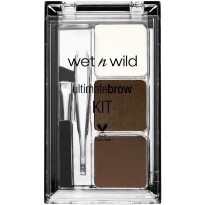 Wet n Wild Ultimate Brow set a paletka na obočí Ash Brown 2,5 g – Zboží Mobilmania