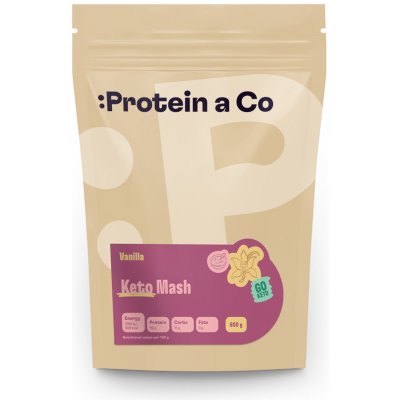 Protein&Co. Keto mash proteinová dietní kaše 600 g – Zboží Dáma