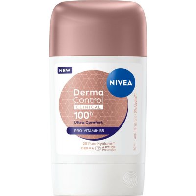 Nivea Tuhý antiperspirant Derma Control Anti-Perspirant 50 ml – Zboží Mobilmania