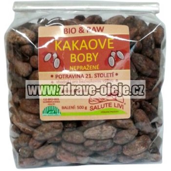 Salute Livi Kakaové boby nepražené Bio 500 g