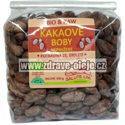 Salute Livi Kakaové boby nepražené Bio 500 g