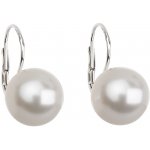 Pavona Stříbrné náušnice visací s perlou Preciosa bílé kulaté 31144.1 – Hledejceny.cz