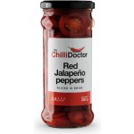 The ChilliDoctor Nakládané Red Jalapeño chilli papričky krájené 330 g – Zboží Dáma
