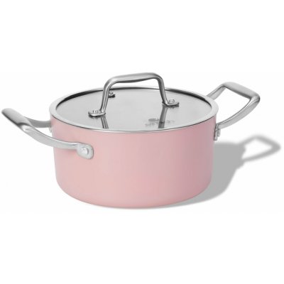 Elmich Nepřilnavý keramický hrnec Vital 18 cm 2 l růžová – Hledejceny.cz