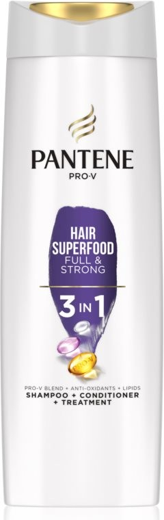 Pantene Superfood šampon 3v1 360 ml