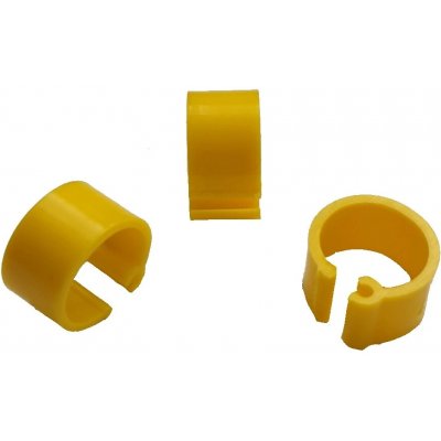 Gaun Zámkové kroužky 16 mm žluté 1 ks – Zboží Dáma