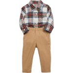 GAP Dětský flanelový set Hnědá – Sleviste.cz