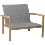 Stern Nízké křeslo Leah, 91x79x81 cm, rám teak, lankový výplet yellow – Hledejceny.cz
