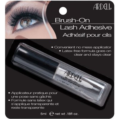 Ardell Brush On Lash Adhesive lepidlo na přírodní a umělé řasy bez latexu čiré 5 g – Zboží Dáma