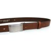 Pásek Penny belts pánský kožený společenský opasek 35-020-4PS-48 Hnědý