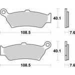 Brzdové destičky BREMBO 07BB43SP – Sleviste.cz