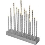EMOS LED svícen stříbrný 28,5 cm 3x AA vnitřní teplá bílá časovač – Hledejceny.cz