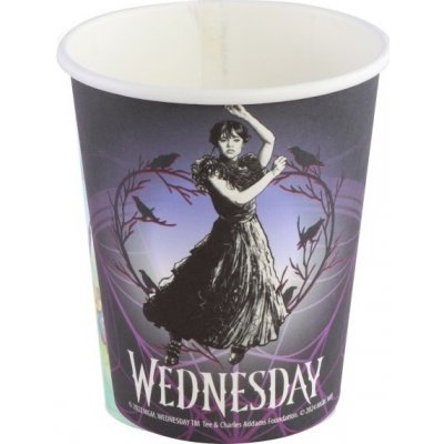 CHAKS Kelímky papírové Wednesday 250ml – Zbozi.Blesk.cz