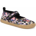 KTR Barefoot dětské plátěné baleríny Fami květy – Zboží Dáma