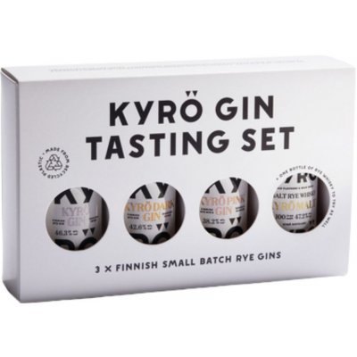 KYRÖ Gin tasting set 43,57% 4 x 0,05 l (karton) – Hledejceny.cz
