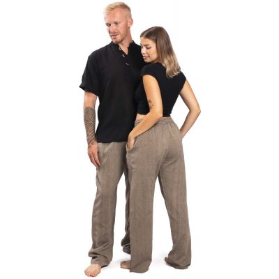 Kalhoty CLASSIC hnědo-béžové – Zbozi.Blesk.cz