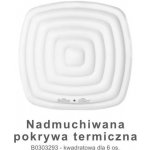 HANSCRAFT Nafukovací termokryt MSpa čtvercový (4 osoby) – HobbyKompas.cz