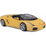 Bburago Lamborghini Gallardo Spyder metalíza žlutá 1:18 – Hledejceny.cz