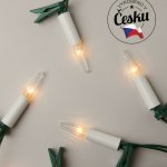 EXIHAND Souprava Asteria čirá SV-16 16 žárovek 14V 0,1A s bílým soklem – Hledejceny.cz