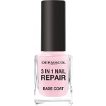 Dermacol Nail Repair Base Coat zpevňovač na nehty 3v1 11 ml – Zboží Dáma