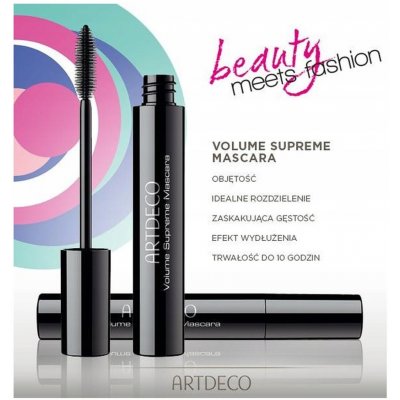 Artdeco Volume Supreme řasenka pro maximální objem řas 1 Black 15 ml – Hledejceny.cz
