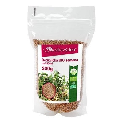 ZdravýDen ZdravýDen® BIO Ředkvička – semena na klíčení 200 g – Zboží Mobilmania