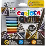Carioca Metallic voskovky trojhranné 8 ks – Sleviste.cz