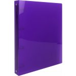 LUMA Pořadač A4 40 mm 4 kroužkový fialový – Zboží Živě