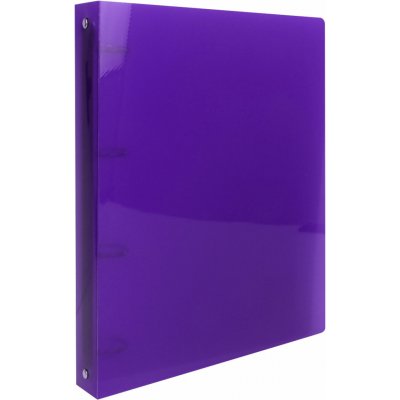 LUMA Pořadač A4 40 mm 4 kroužkový fialový – Zboží Živě