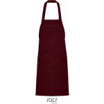 SOL's Collection Zástěra Gamma s laclem bio COT25356937099-burgundy Burgundová – Hledejceny.cz