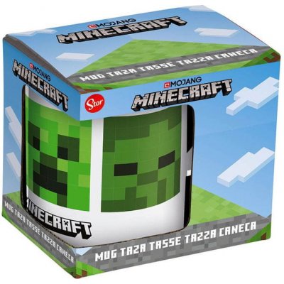 STOR Keramický hrnek Minecraft hrneček Minecraft 325 ml