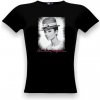 Dámské tričko s potiskem Tričko s potiskem Audrey Hepburn dámské Černá