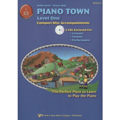 PIANO TOWN Level 1 3x CD Lessons Technic Performance – Zbozi.Blesk.cz