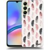 Pouzdro a kryt na mobilní telefon Samsung Picasee silikonové Samsung Galaxy A05s Feather 2 černé