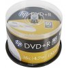 8 cm DVD médium HP DVD+R 4,7GB 16x, cakebox, 50ks (DRE00026-3)