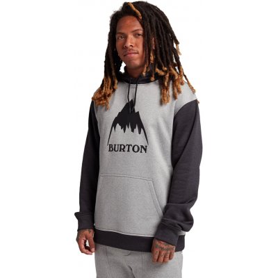 Burton Oak Pullover grey heather/true black heather 24