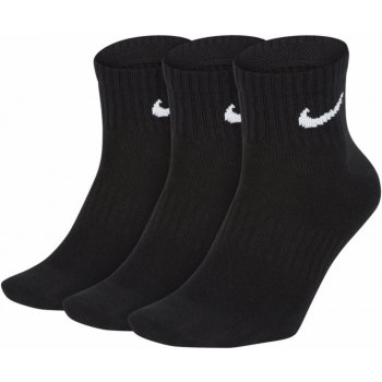 Nike ponožky Everyday LTWT Ankle 3-Pair Black Černá