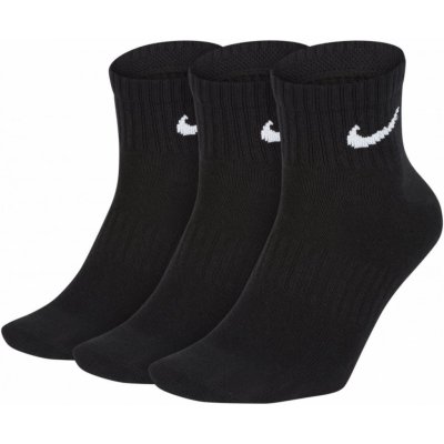 Nike ponožky Everyday LTWT Ankle 3-Pair Black Černá – Zbozi.Blesk.cz