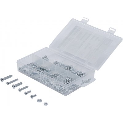 Šrouby a matice Kraftmann M4 a M5 BGS108134 (Sada 125 dílů) (BGS108134) – Sleviste.cz